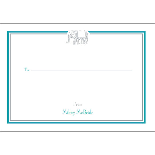 Elephant Fill In Jumbo Gift Stickers